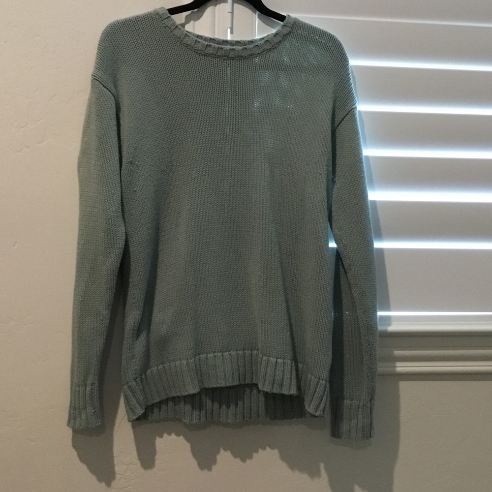 Aeropostale Light Sage Crewneck Sweater